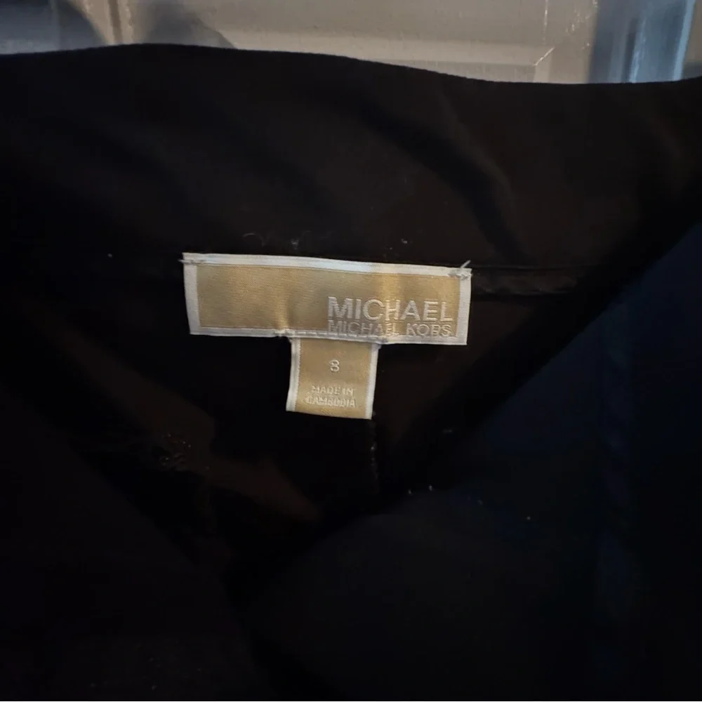 Michael‎ Kors Black Ankle Pants Size 8